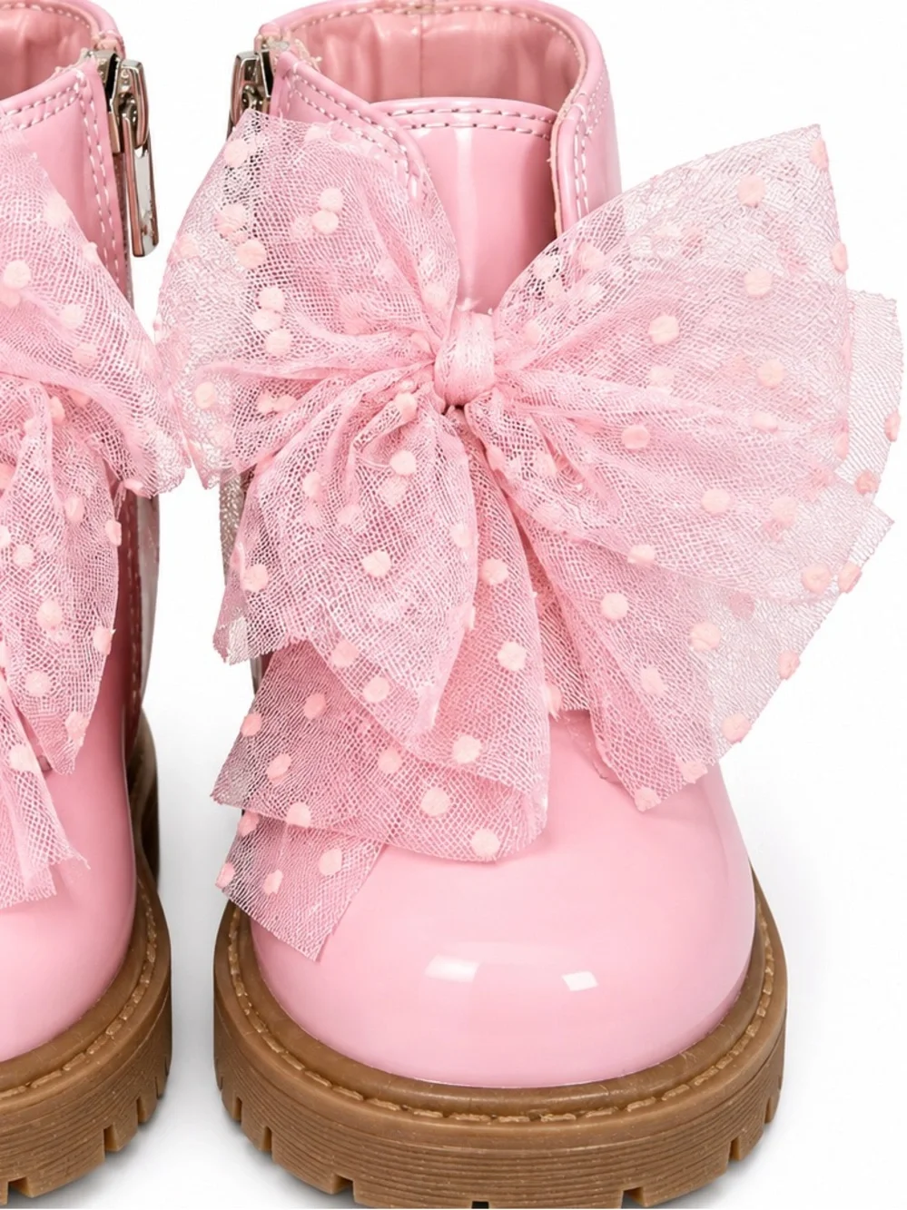 Toddler and Little Girls' Daria Double Bow Boots Size 5